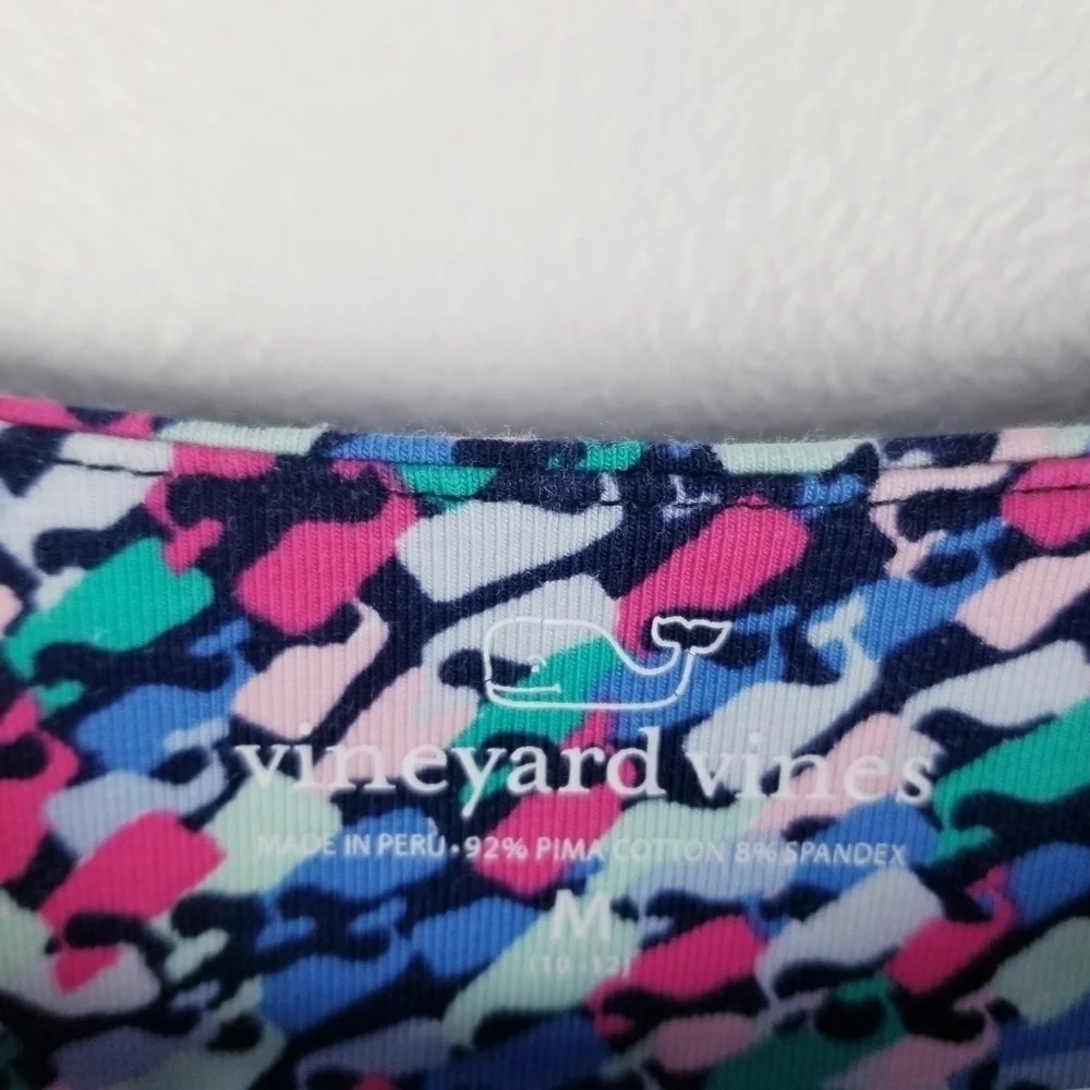 Vineyard Vines Whale Dress Girl's M(10-12)